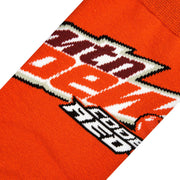 Mountain Dew Code Red Men's Crew Socks