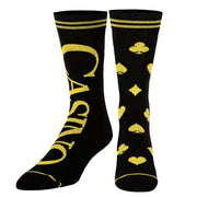 Casino Split Men's Crew Socks