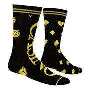 Casino Split Men's Crew Socks