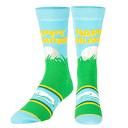 Happy In The Rough Men's Crew Socks