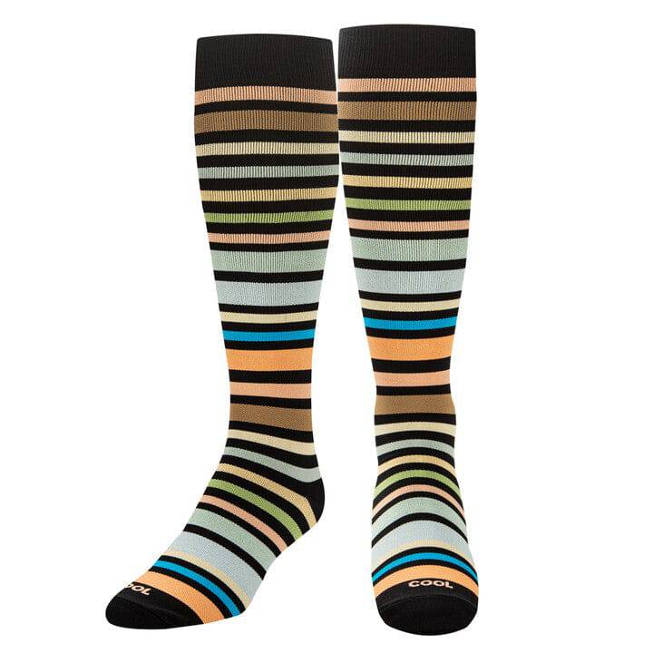 Earthy Stripes Compression Socks