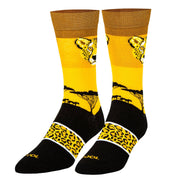 Cheetah Safari Men's Crew Socks