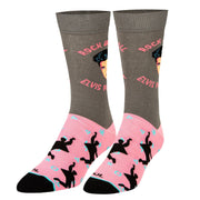 Elvis Rock & Roll Men's Crew Socks