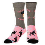 Elvis Rock & Roll Men's Crew Socks