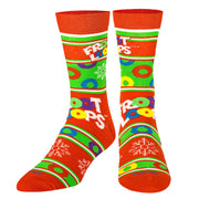 Froot Loops Christmas Men's Crew Socks