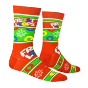 Froot Loops Christmas Men's Crew Socks