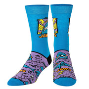 Jaws Doodle Men's Crew Socks