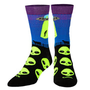 Alien Abduction Men's Crew Socks