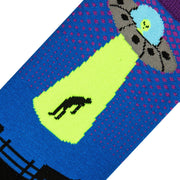 Alien Abduction Men's Crew Socks