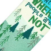 Where People Are Not Men's Crew Socks