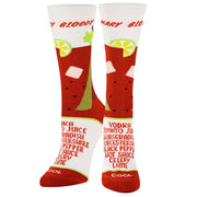 Bloody Mary Recipe Women's Crew Socks