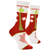 Bloody Mary Recipe Women's Crew Socks