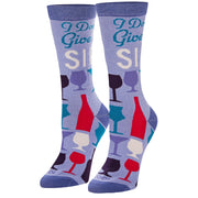 Dont Give A Sip Women's Crew Socks