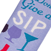 Dont Give A Sip Women's Crew Socks