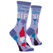 Dont Give A Sip Women's Crew Socks