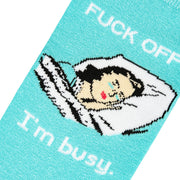 Fuck Off Im Busy Women's Crew Socks