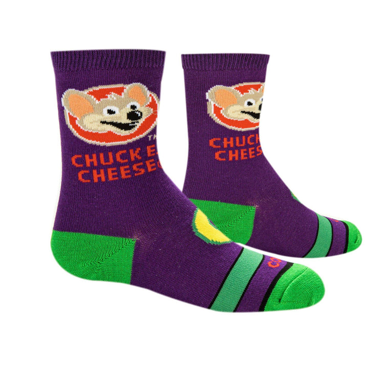 Chuck E Cheese - Kids Crew Socks