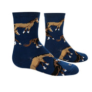 Horses Little Kids Crew Socks