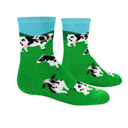 Cows Little Kids Crew Socks