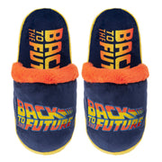 Back To The Future Fuzzy Slip-On Slippers