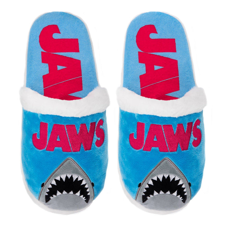 Jaws Fuzzy Slip-On Slippers