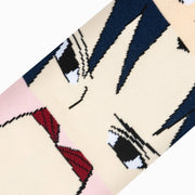 Naruto Faces Mash Up Men's Crew Socks