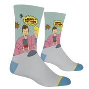 Beavis & Butthead Couch Men's Crew Socks