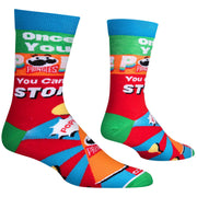 Pop! Cant Stop Men's Crew Socks