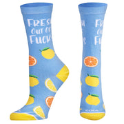 Fresh Out Of Fucks  Women's Crew Socks