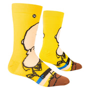 Charlie Brown Men's Crew Socks