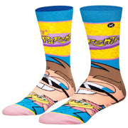 Fairly Odd Parents Big Head Men's Crew Socks