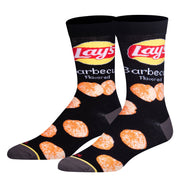 Lays BBQ Men's Crew Socks