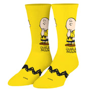 Charlie Brown Men's Crew Socks