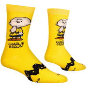 Charlie Brown Men's Crew Socks