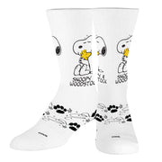 Snoopy & Woodstock Men's Crew Socks