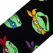 Retro Turtle Heads Men's Crew Socks