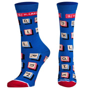 Scrabble Letters  Women's Crew Socks