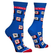 Scrabble Letters  Women's Crew Socks