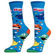 Hungry Hungry Hippos  Women's Crew Socks