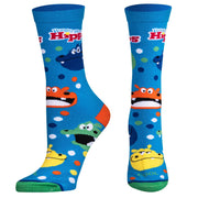 Hungry Hungry Hippos  Women's Crew Socks