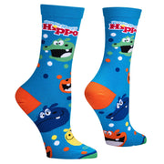 Hungry Hungry Hippos  Women's Crew Socks