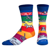 Monopoly Pieces Men's Crew Socks