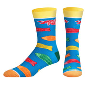 Swedish Fish Flavors Men's Crew Socks