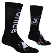 The Office Split Men's Crew Socks