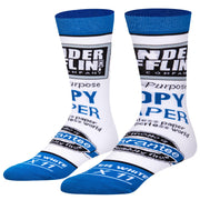 Dunder Mifflin Paper Co Men's Crew Socks