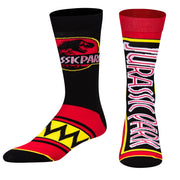 Jurassic Park Split Men's Crew Socks