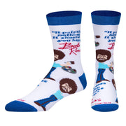 Bob Ross Painting Men's Crew Socks