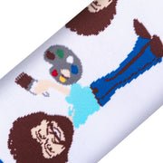 Bob Ross Painting Men's Crew Socks