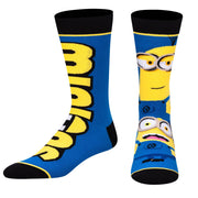 Minions Split Men's Crew Socks