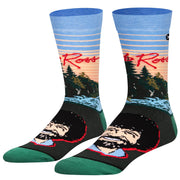 Bob Ross Sunset Men's Crew Socks